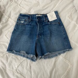 Abercrombie & Fitch high rise dad shorts size 27
